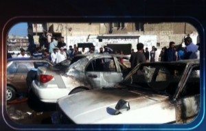 Read more about the article Karachi: Two cars catch fire at Pakistan Chowk