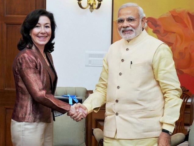 You are currently viewing Oracle to set up campus in Bengaluru, CEO Catz tells Modi