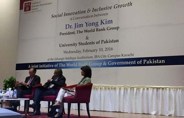 Read more about the article World Bank chief addresses IBA students in Karachi