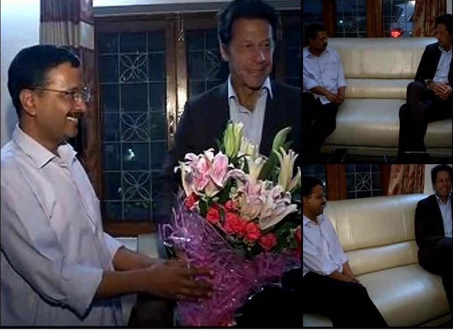 Read more about the article Imran Khan meets Delhi CM in New Delhi