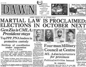 Read more about the article Zia grabbed power on 5th July, 1977