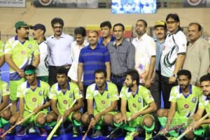 Read more about the article Journalists have always supported sports veterans: G. M. Jamali Secretary General PFJU as Chief Guest Independence Day Hockey Match