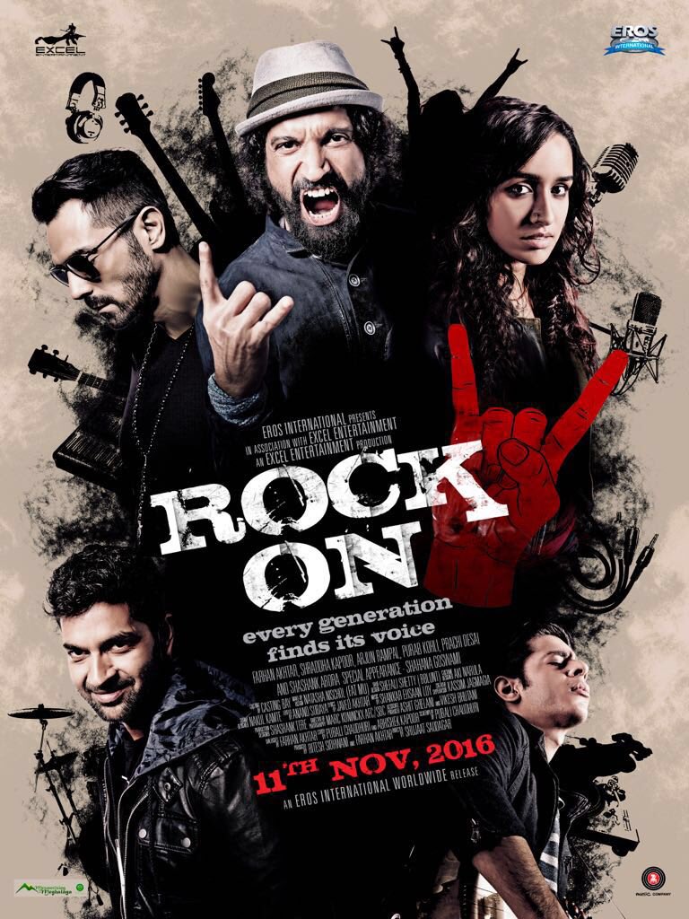 Read more about the article The first poster of Rock On 2 is out now!