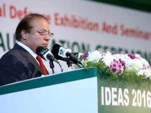 Read more about the article Pakistan is emerging as a fast growing producer of defense products: Says PM Nawaz Sharif while opening biennial IDEAS 2016