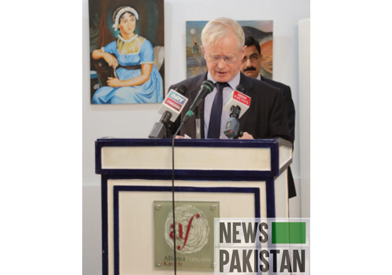 Read more about the article French CG opens 4th Chapter of ‘Bastille to Karachi Jail’  expo of prisoners work at AFK