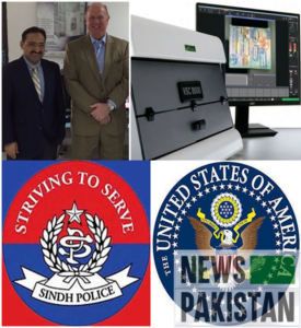 Read more about the article Acting CG of US hands over forensic document analyzer to SSP Jawed Akbar Riaz of Sindh Police