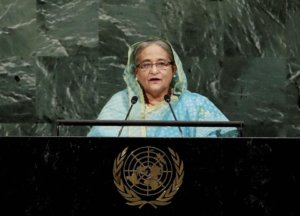 Read more about the article At UN, Bangladesh PM accuses Pakistan of launching ‘genocide’ of 1971