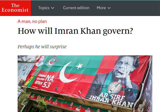 You are currently viewing The Economist’s report maligning PM Imran Khan