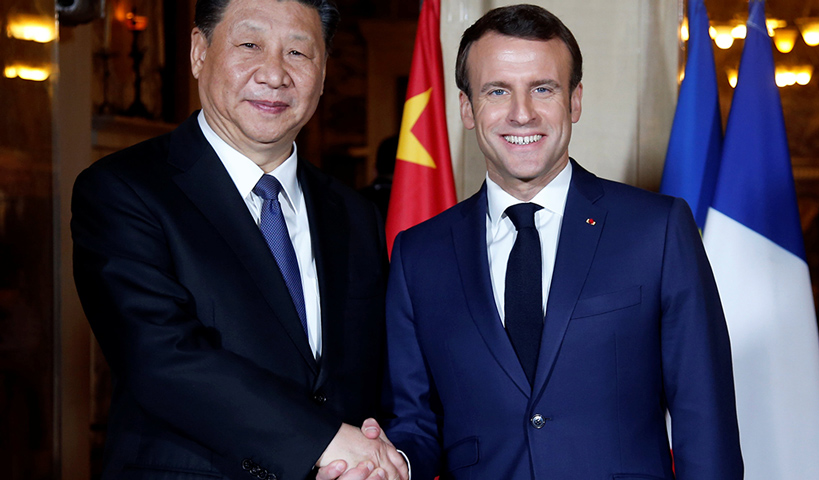 Read more about the article Xi, Macron hold talks as France seeks EU unity on China