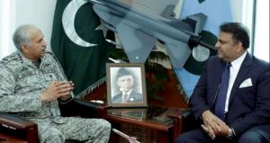 Read more about the article Fawad, Air Chief discuss regional security situation