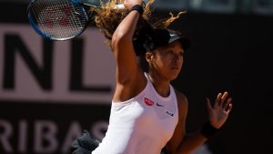 Read more about the article Injured Osaka pulls out of Rome in French Open scare