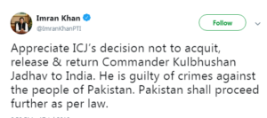 Read more about the article PM ‘appreciates’ ICJ’s decision in Kulbhushan Jadhav case