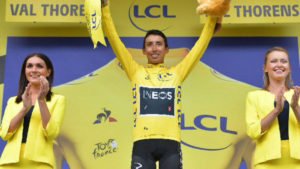 Read more about the article Cycling:  Bernal on verge of Tour de France triumph!