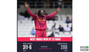Read more about the article Cricket World Cup: W. Indies beats Afghans by 23 runs!