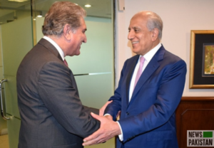 FM MEETS US ENVOY FOR AFGHAN