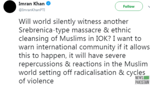 Imran Khan on Kashmir