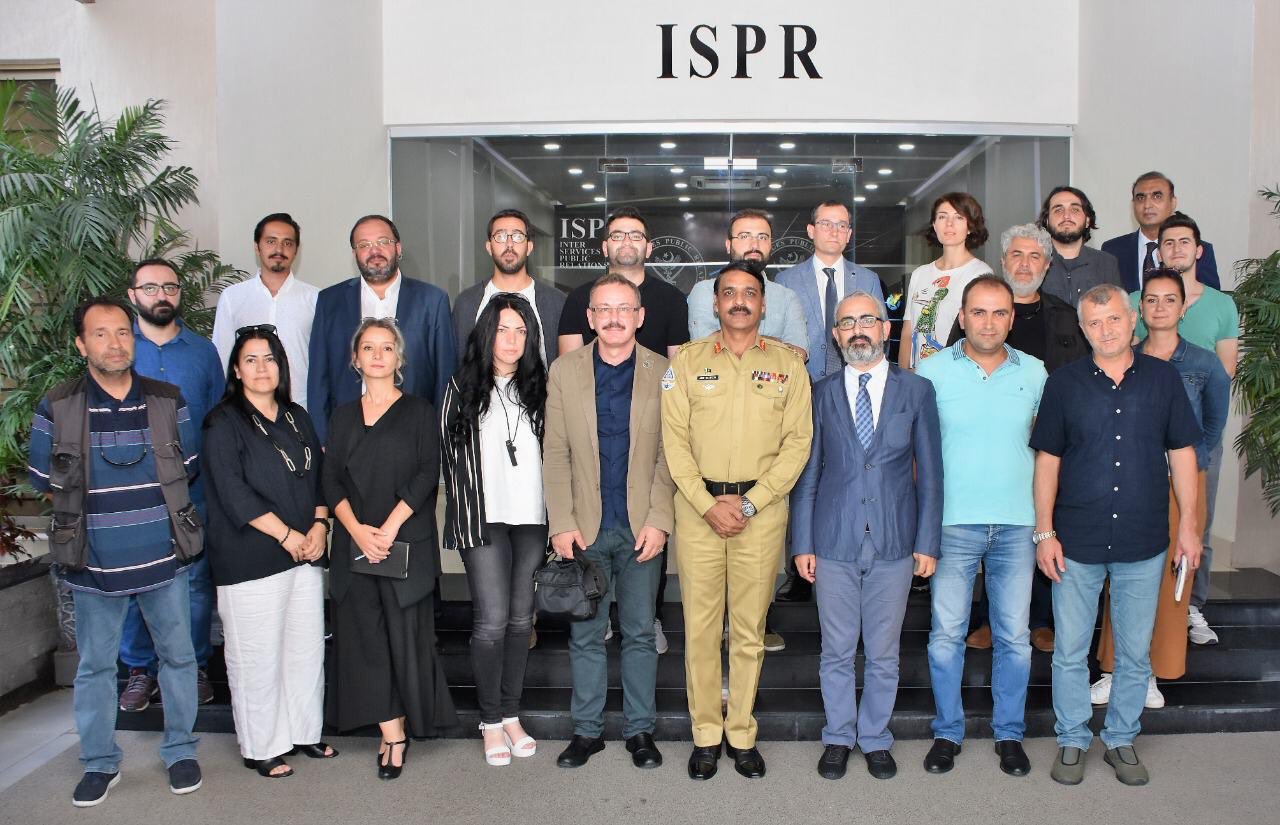 Read more about the article Group of Turkish journalists briefed on LoC, Kashmir situation: ISPR
