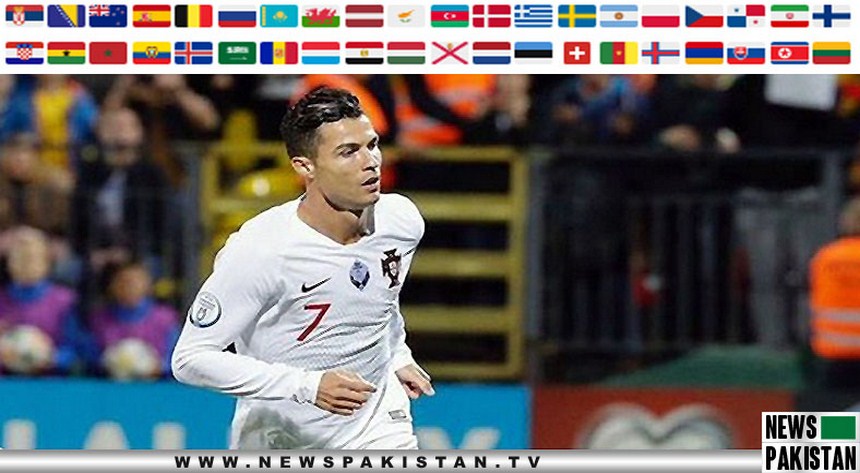 Read more about the article Ronaldo, 1st player to score against 40 countries
