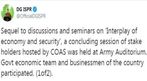 COAS meets Businessmen 1