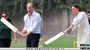 Read more about the article Prince William, Kate Middleton play cricket in Lahore