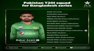 Read more about the article Cricket: Green Shirts’ squad for BD T20I