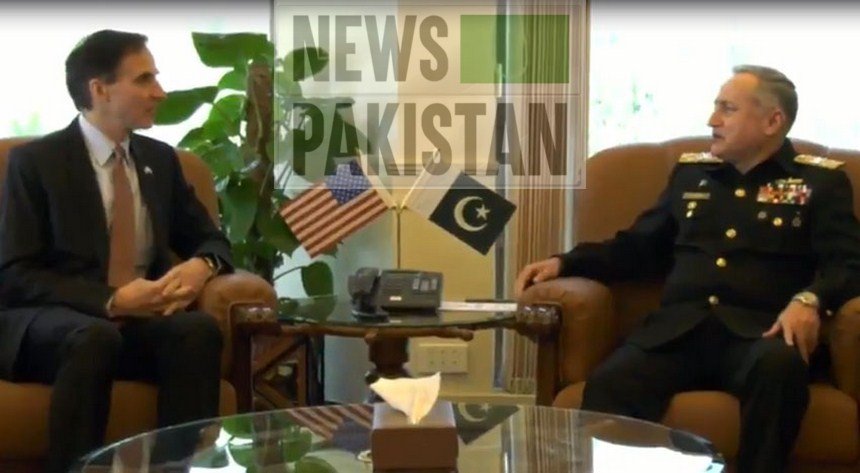 Read more about the article US Envoy Paul Jones calls on Pak Naval Chief Adm. Zafar Mahmood