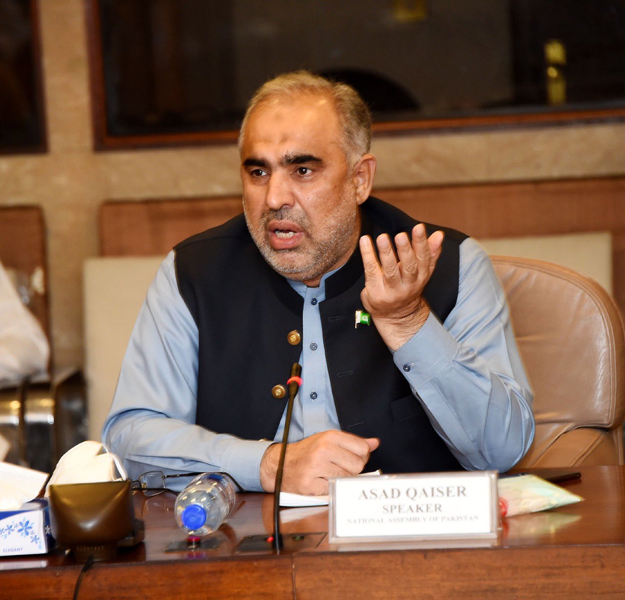 Read more about the article Provision of clean water, health facilities priority of PTI govt: Asad Qaiser