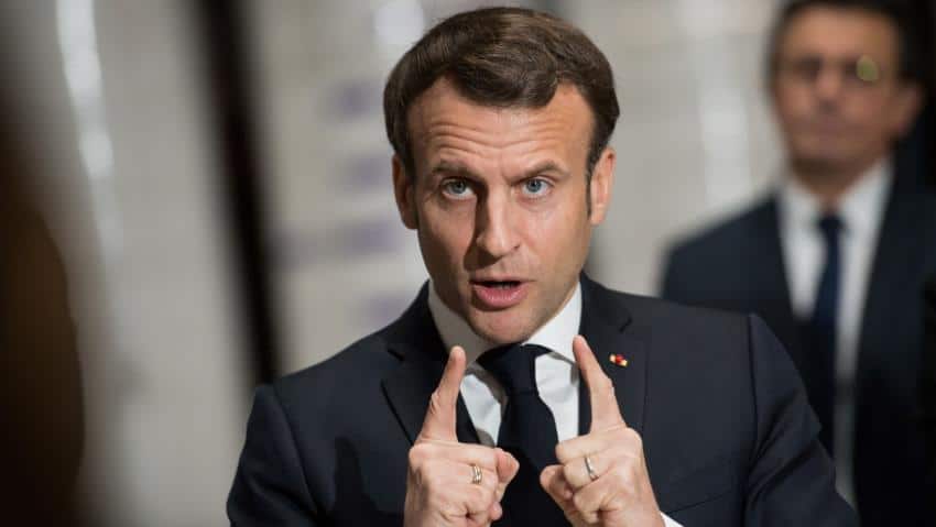 Macron on pension reforms