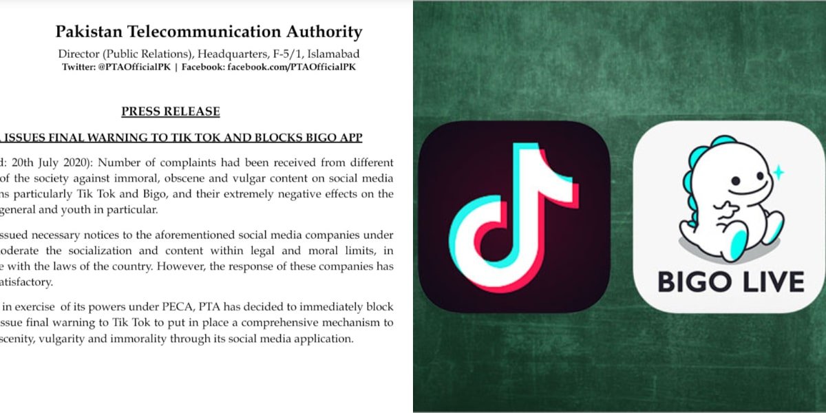 You are currently viewing PTA blocks Bigo, issues ‘final warning’ to TikTok