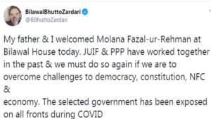 Bilawal Tweet