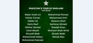Read more about the article Pakistan shortlist 17 players for England T20is