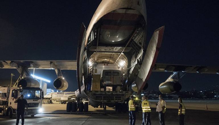 Read more about the article Plane with 20 tons of supplies lands in Beirut: WHO
