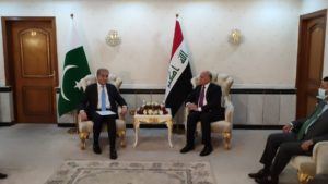 Read more about the article Qureshi, Iraqi counterpart discuss bilateral ties, global issues