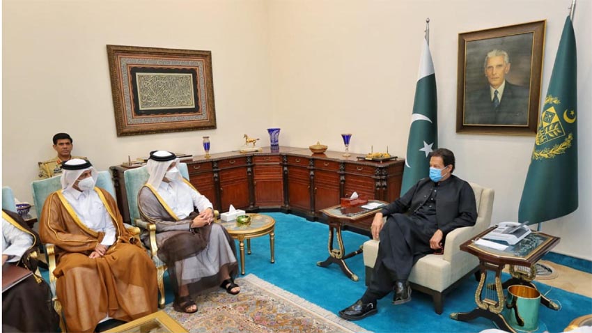 Read more about the article Qatar’s Deputy PM Sk. Mohammed bin Abdulrahman Al-Thani calls on Imran Khan