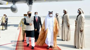 Read more about the article President arrives in UAE, will inaugurate Pakistan Pavilion at Dubai Expo 2020