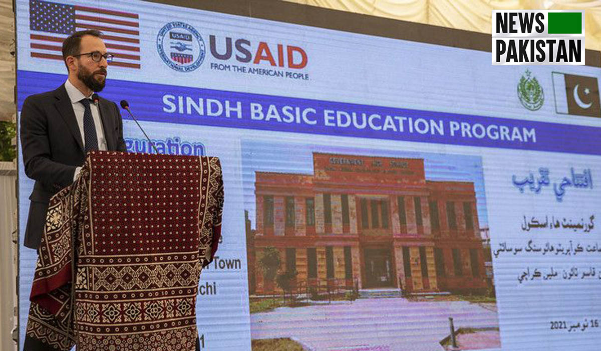 Read more about the article US, Sindh Govt inaugurates 77th new school bldgs in Karachi