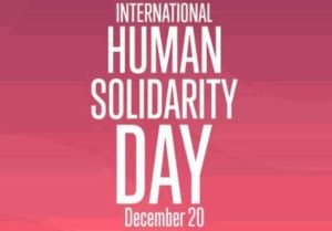 Read more about the article Int’l Human Solidarity Day