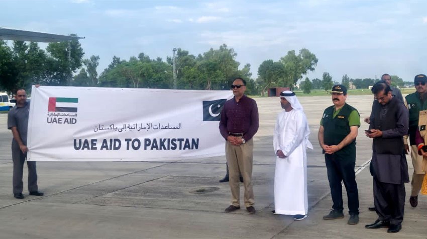 Read more about the article Floods Relief: UAE plane reaches Pakistan