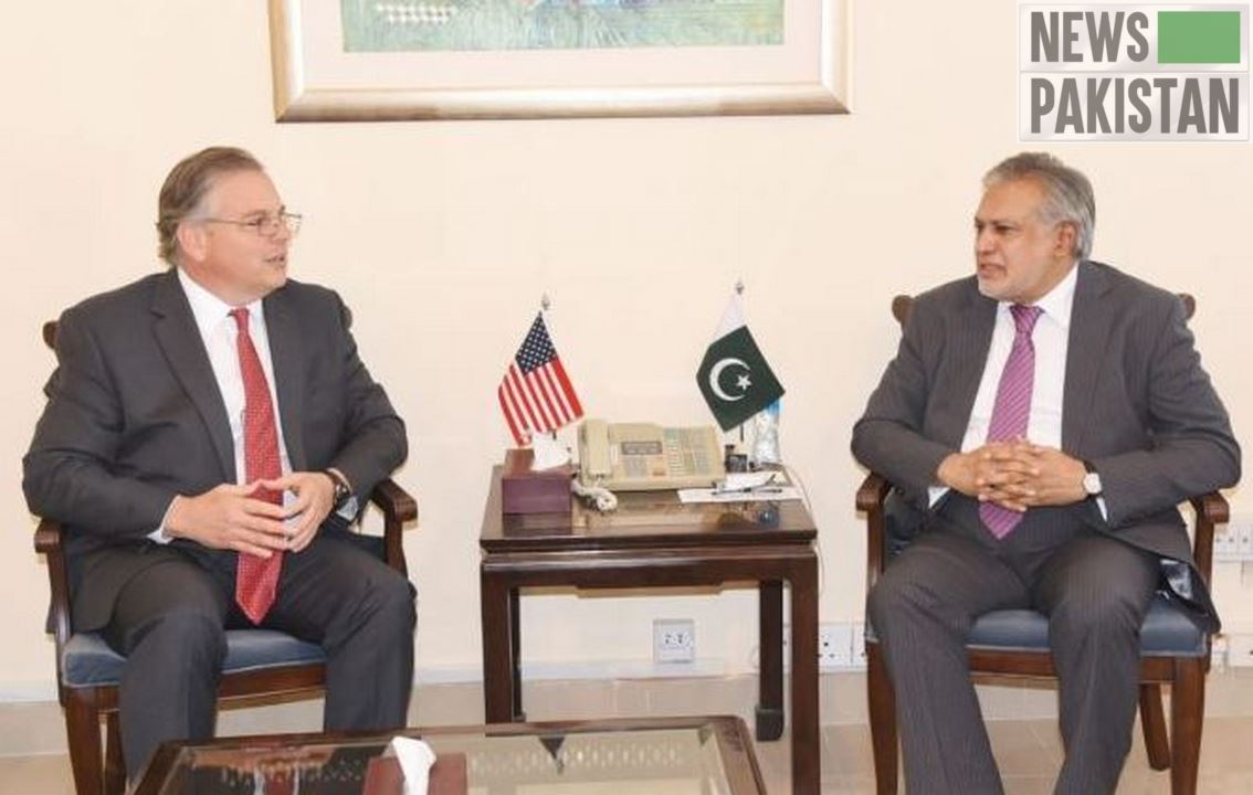 Read more about the article US Envoy Blome calls on Ishaq Dar