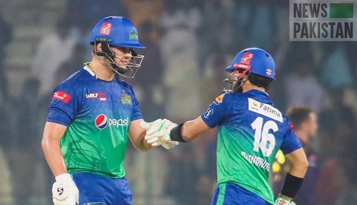 Read more about the article Cricket, PSL 8: Multan beats Gladiators by 9 Wickets
