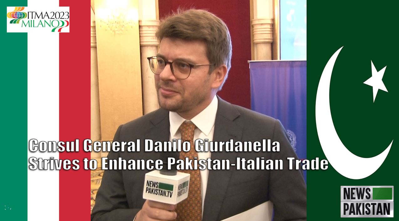 You are currently viewing Danilo Giurdanella, Consul General of Italy in Karachi, Speaks about ITMA 2023