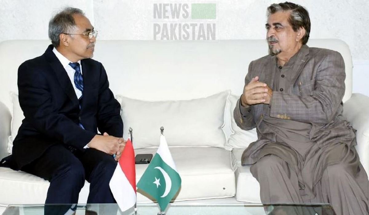 Read more about the article Indonesian envoy calls on Jamal Shah