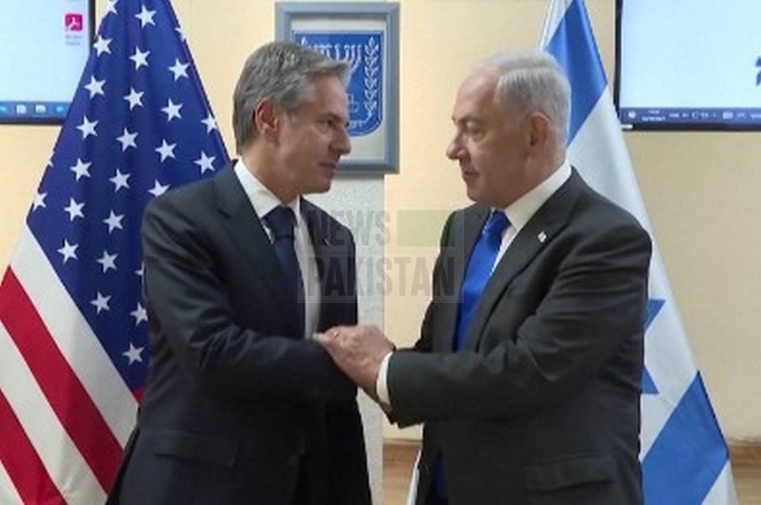 You are currently viewing Blinken meets Netanyahu in push for pause to fighting