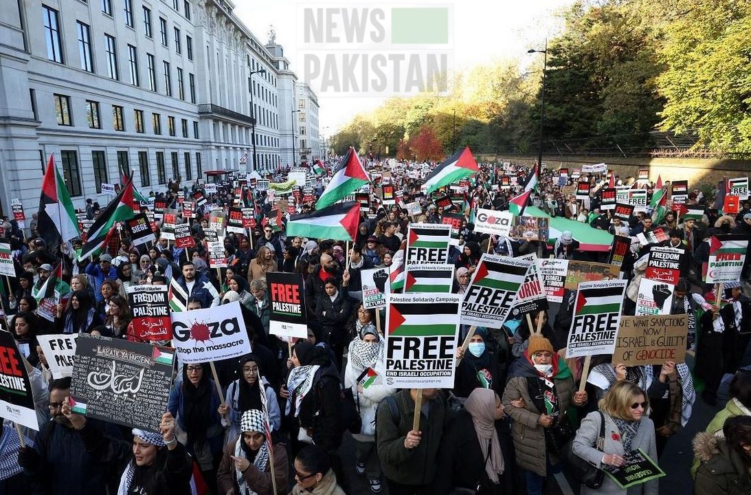 Read more about the article 300k stage pro-Palestinian rally in London