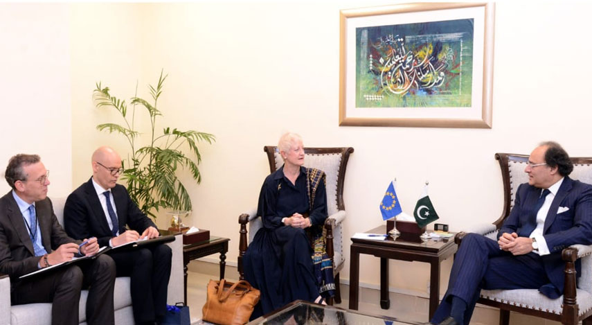 Read more about the article EU Envoy Dr. Riina Kionka calls on Fin Min Aurangzeb