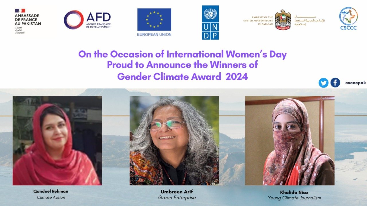 Read more about the article Pakistan Gender Climate Award 2024 winners announced