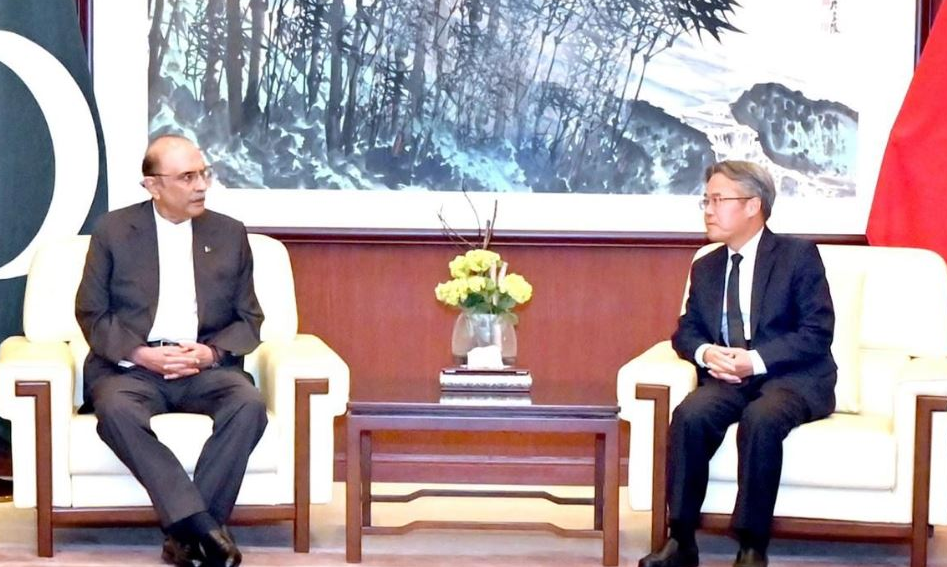 Bisham Attack: President visits Chinese Embassy
