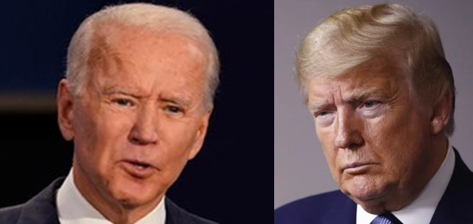 Read more about the article Biden criticizes Trump at a Washington Presser