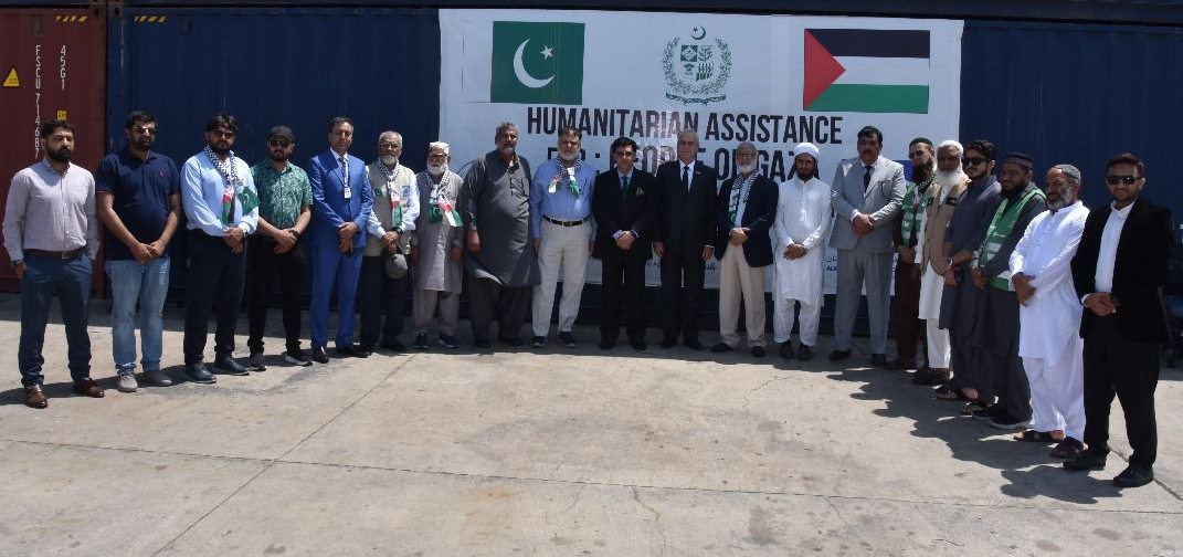 Read more about the article Pakistan sends 8th tranche of relief goods to Gaza