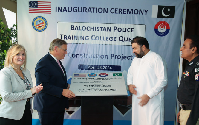 Read more about the article US Envoy celebrates inauguration of (US-Funded) PTC Campus